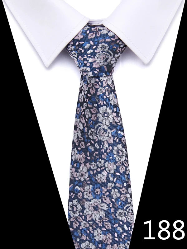 Cravate homme 7,5 cm, style nouveau, bleu, vert et orange, motif cachemire, motif floral, pour mariage, travail