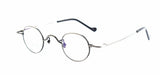 Titanium Glasses Super Small Oval Full Rim Eyeglass Frames Men Women Optical Prescription Lightweight Earwear