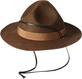 100% Wool  Felt man women Military Campaign Hat Drill Sergeant Instructor Mountie Ranger Scout Hat with adjustable  chin strip