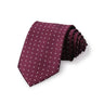 Cravate Huishi 8 cm à pois pour homme, slim, tendance, en polyester et microfibre, à carreaux, pour mariage