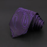 Classic Silk Men Tie Plaid Stripe Floral Ties Formal Wear Business Suit Jacquard Necktie Wedding Party Gift Daily Accessories