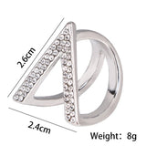 Broche en cristal pour foulard, anneau, clip, accessoire de mode pour femme, idéal pour un mariage, 3 styles