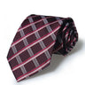 Cravate Huishi 8 cm à pois pour homme, slim, tendance, en polyester et microfibre, à carreaux, pour mariage