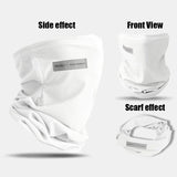 Summer 3D Ice Silk Masks Anti-UV Quick-drying Face Covering Sunscreen Breathable Unisex Simple Neck Protection Hanging Ear Scarf