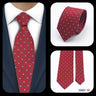 Cravates élégantes à pois pour hommes LYL 7 cm, cravate de luxe avec imprimé géométrique, cadeau pour invités, accessoires de festival pour gentleman