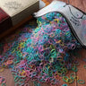 Lot de 1 000 élastiques à cheveux en nylon pour filles, accessoires pour cheveux, queue de cheval, ornements pour enfants