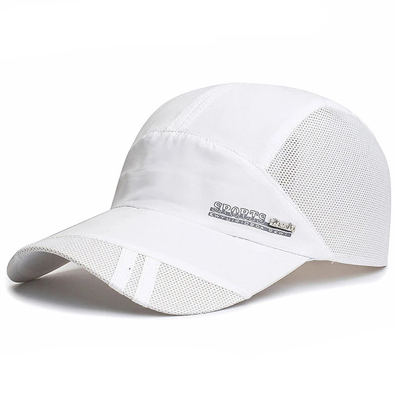 Casquette de baseball en maille pour homme et femme, chapeau de soleil avec visière, respirant, séchage rapide, pour l'extérieur, la pêche, la randonnée, la course à pied, le sport, tendance