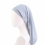 Unisex Long Hair Sock Cap Bonnet Dreadlock Cap Elastic Wrap Night Caps for Women Men Nightcap Sleeping Hat Headscarf Hair Care