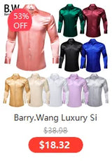 Barry.Wang Nouveauté Soie Hommes Cravate Mouchoir Boutons de Manchette Ensemble Jacquard Animal Dinosaure Chauve-Souris Gravat Cravate Pour Homme Mariage Affaires