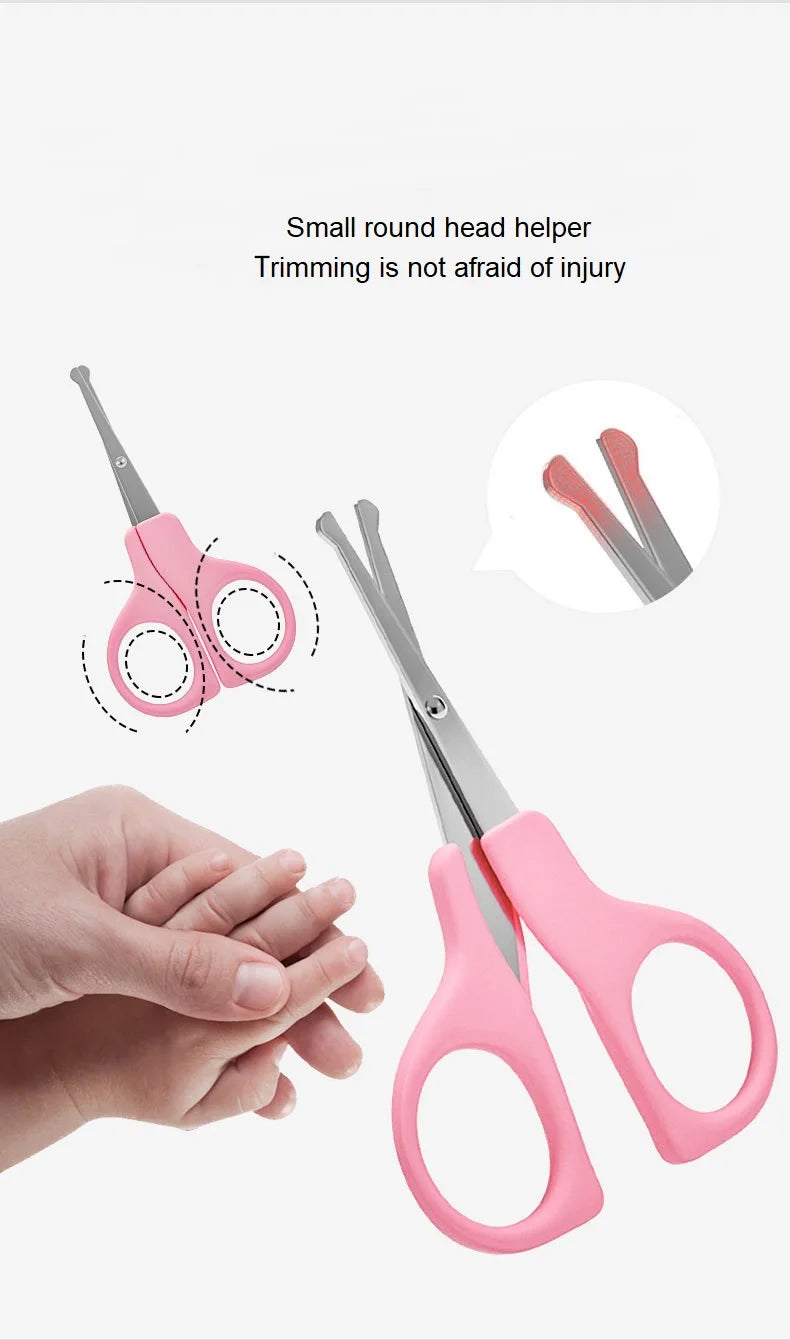 Kit de soins quotidiens pour nouveau-né, 10 pièces, brosse de toilettage pour bébé, peigne, coupe-ongles sûr, cadeau pour bébé