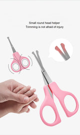Kit de soins quotidiens pour nouveau-né, 10 pièces, brosse de toilettage pour bébé, peigne, coupe-ongles sûr, cadeau pour bébé