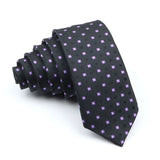 Cravates fines pour hommes et femmes, cravate fine à rayures, motif cachemire, 5 cm, tenue décontractée pour fête, mariage, col étroit, accessoire masculin