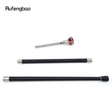 Red Diamond Type White Walking Stick with Hidden Plate Self Defense Fashion Cane Plate Cosplay Crosier Stick 90cm