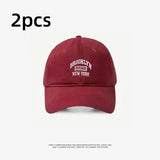 Fashion Men Women BROOKLYN Baseball Cotton Adjustable Snapback Hat Embroidery Women's Cap Hip Hop Outdoor Casual Sun Hats