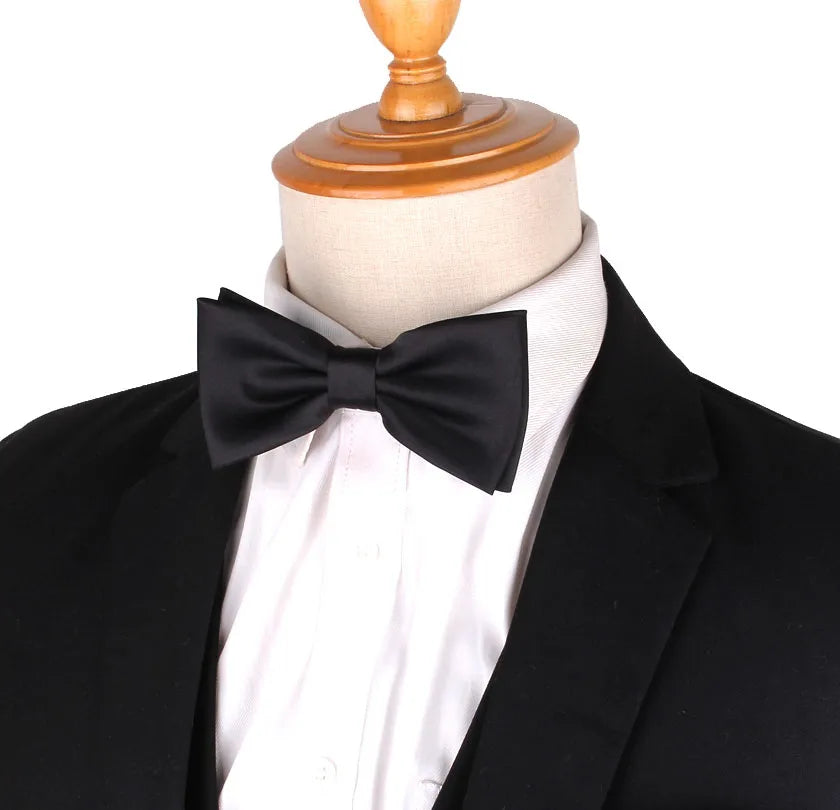 Cravates noires pour hommes et femmes, costumes décontractés, cravates unies, cravates fines pour hommes, pour affaires, mariage, cravates fines pour hommes