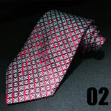 EASTEPIC Cravates de 10 cm de large pour hommes en costumes d'affaires Cravate pour hommes Accessoire Jacquard Impression de qualité Pure Soie Fête de mariage
