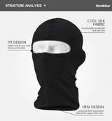 Balaclava Motorcycle Face Mask Moto Helmet Bandana Hood Ski Neck Full Face Mask Windproof Dustproof Face Shield Men's Biker Mask