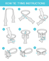 Hi-Tie Ensemble nœud papillon en soie pour homme, mouchoir et boutons de manchette, bleu, rouge, or, noir, blanc, jacquard, nœud papillon, mariage, affaires