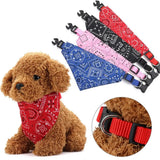 Bandanas pour chien, grande écharpe pour animal de compagnie, en coton à carreaux, lavable, nœuds papillon, collier, écharpe pour chien et chat, grands accessoires pour chien, foulard