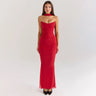 Suninheart Elegant 2 Pieces Dress Set with Scarf Women Fashion Matching Sets Sexy Cropped Top and Long Dress Set Casual Dress