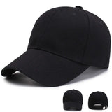 Casquette de baseball noire pour homme et femme, ajustable, en coton, style décontracté, pour l'été