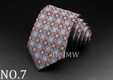Cravate rayée pour homme, motif cachemire floral, marron et gris, idéale pour les loisirs, les affaires, le quotidien, les mariages, les fêtes, les accessoires, cadeau