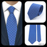 Cravates élégantes à pois pour hommes LYL 7 cm, cravate de luxe avec imprimé géométrique, cadeau pour invités, accessoires de festival pour gentleman