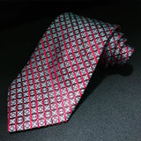 EASTEPIC Cravates de 10 cm de large pour hommes en costumes d'affaires Cravate pour hommes Accessoire Jacquard Impression de qualité Pure Soie Fête de mariage