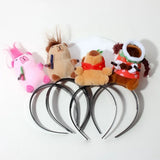 Headband Cartoon Funny Capybara Hair Hoop Summer Women's Cute Face Wash Headband Funny Plush Hair Band Hair Accessories