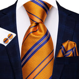Cravates pour hommes 2023, nouvelle mode pour hommes, 8,5 cm, pochette, boutons de manchette, accessoires de mariage, créateur de cravates Hi-Tie, vente en gros