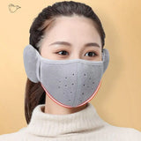 Winter Warm Face Mask with Earmuffs Motorcycle Cycling Ski Mask Women Men Hiking Riding Masks Sports Thermal Headwear Windproof