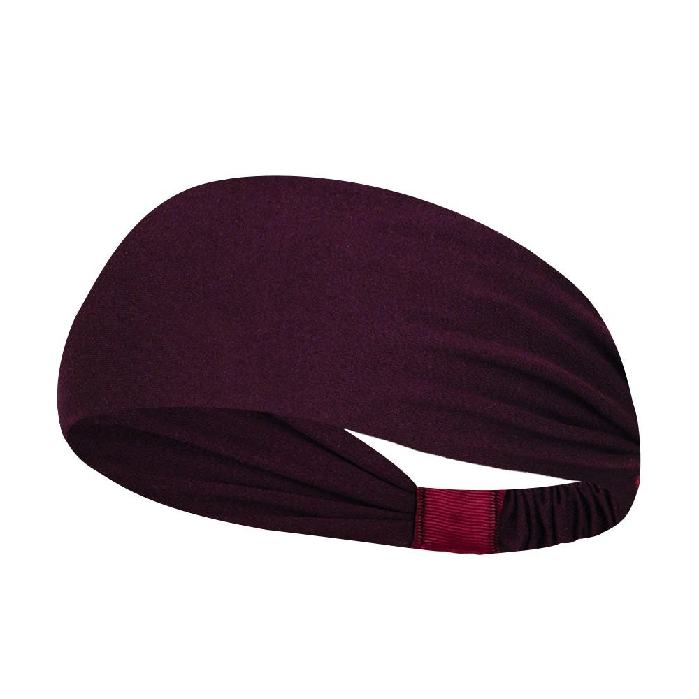 Sports Headbands for Men Women 1PC Non-Slip Moisture Wicking Workout Sweatband Fitness Running Cycling Football Yoga Hairband