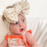 Headbands for Girl Soft Elastic Lace Bow Baby Girl Hair Band Children Turban Kids Headwear Toddler Hair Accessories for Newborn