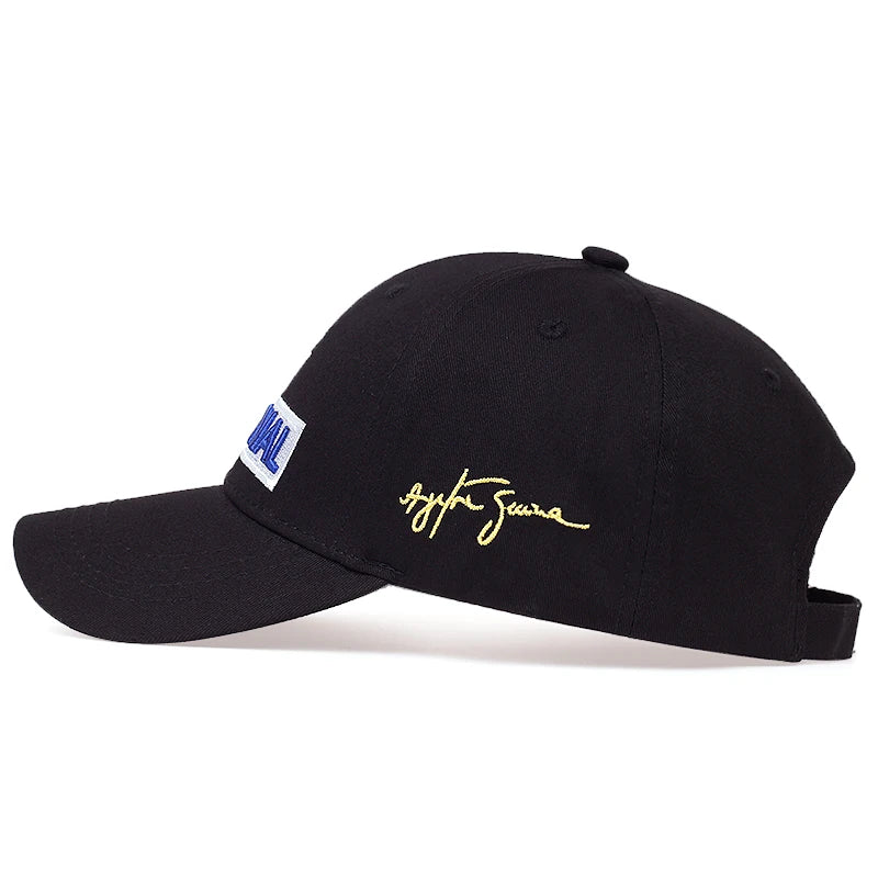 Casquettes de baseball décontractées et ajustables avec broderie de lettres tendance style hip-hop pour l'extérieur, protection solaire