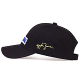 Casquettes de baseball décontractées et ajustables avec broderie de lettres tendance style hip-hop pour l'extérieur, protection solaire
