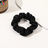 Black Elegant Hair Tie Women Simple Small Intestine Hair Bands High Elastic Comfortable Ponytail Hair Accessories Wholesale