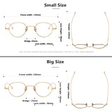 Pure Titanium Glasses Frame Men Women Vintage Round Brand Design Eyeglasses Frames New Titan Eyewear High Quality Spectacles
