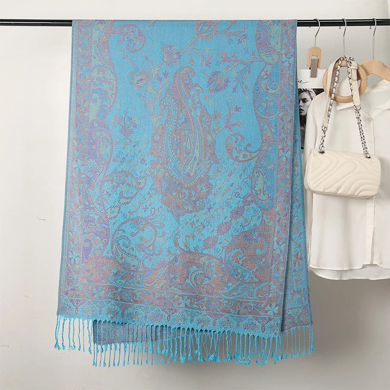 2024 nouvelle conception de couverture à pompon en cachemire épais nouveau châle chaud d'hiver enveloppé écharpe en cachemire écharpe pour femme châle