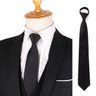 Cravates noires pour hommes et femmes, costumes décontractés, cravates unies, cravates fines pour hommes, pour affaires, mariage, cravates fines pour hommes
