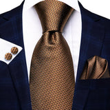 Cravates pour hommes 2023, nouvelle mode pour hommes, 8,5 cm, pochette, boutons de manchette, accessoires de mariage, créateur de cravates Hi-Tie, vente en gros