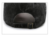 Korean version washed letters spring and autumn men's and women's fashion shabby denim baseball cap sunhat Official Website