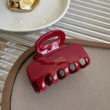 Acrylic Hair Jaw Clips Medium Hair Claw Clamps Spring Color Hair Grips Strong Hold Ponytail Holder Non Slip Hair Accessories