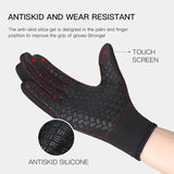 Gants de ski en velours pour écran tactile, chauds et imperméables, résistants au froid, pour l'automne et l'hiver