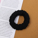 50/10Pcs New Korean Woman Big Elegant Elastics Hair Band Solid Color Scrunchies Hair Ties Ladies Ponytail Hold Hair Accessories