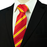 Cadeaux pour hommes EASTEPIC : cravates rayées, cravates rouges pour messieurs en vêtements raffinés, accessoires à la mode pour les occasions sociales