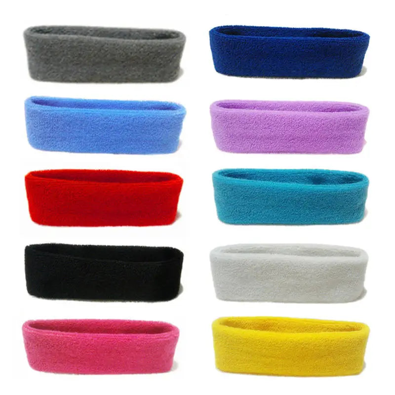 Fashion Sports Headbands for Women Men Solid Elastic Hair Bands Running Fitness Yoga Headwear Stretch Makeup Head Band