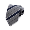 Cravate pour homme 8 cm, motif rayé, jacquard tissé, cravate Ascot, pour homme, pour fête de mariage