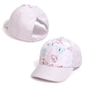 Casquette de baseball tendance couleur bonbon pour enfants, protection solaire, chapeau pour garçons et filles, casquette de voyage réglable à visière, chapeau à queue de cheval haute pour enfants