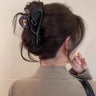 Vintage Heart Shape Plastic Hair Claw For Women Back Hair Holder Headband Elegant Hair Clips Hairpin Fashion Hair Accessories