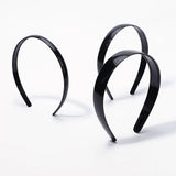 1 Piece Simple Women Headbands Fashion Head Band for Girls  Solid Black Color Casual Hair Accessories Plastic Headbans Wholesale